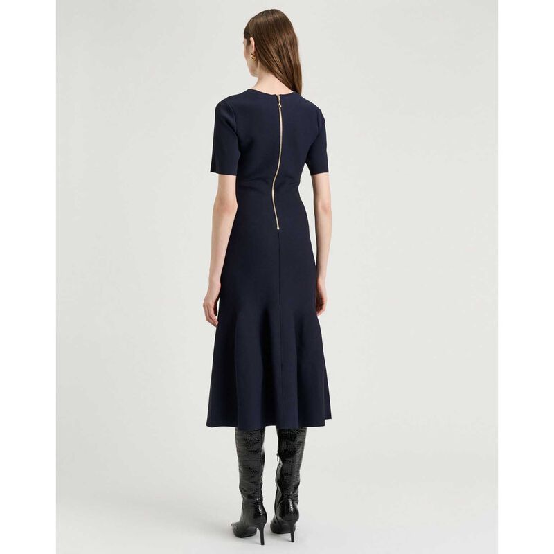 Veronika Maine Milano Fluted Midi Dress image number 1